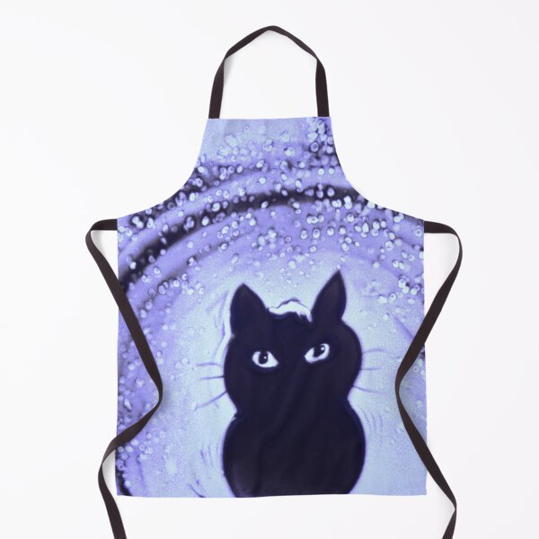 Item preview, Snow Cat Sand Art Blue designed and sold by sandexperiment.