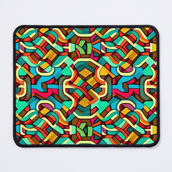 Item preview, Psychedelic Retro Pattern designed and sold by TheJadeCat.