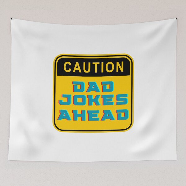 Item preview, Caution Dad Jokes Ahead, dad jokes, fathers day Classic T-Shirt designed and sold by YouSsefHN05.