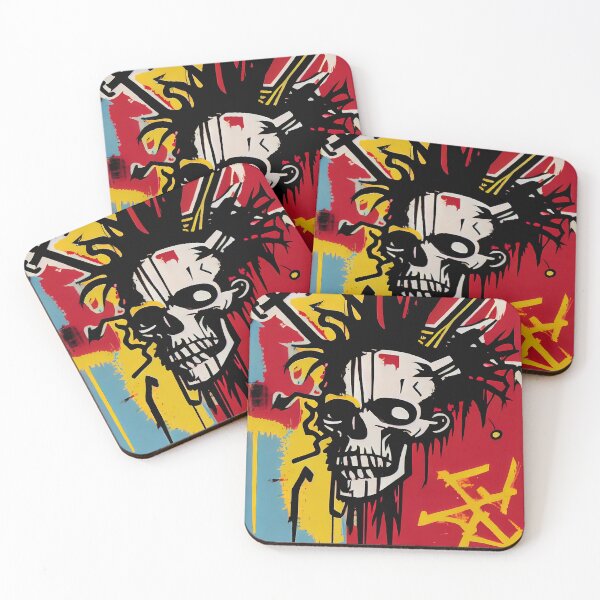 Item preview, Skull Graffiti Abstract Symphony - Neo Expressionism Graffiti Fusion Artwork designed and sold by ZickDezine.