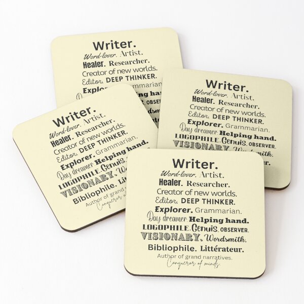 Item preview, Writer Definitions, Descriptions, Synonyms designed and sold by ZingAndPep.