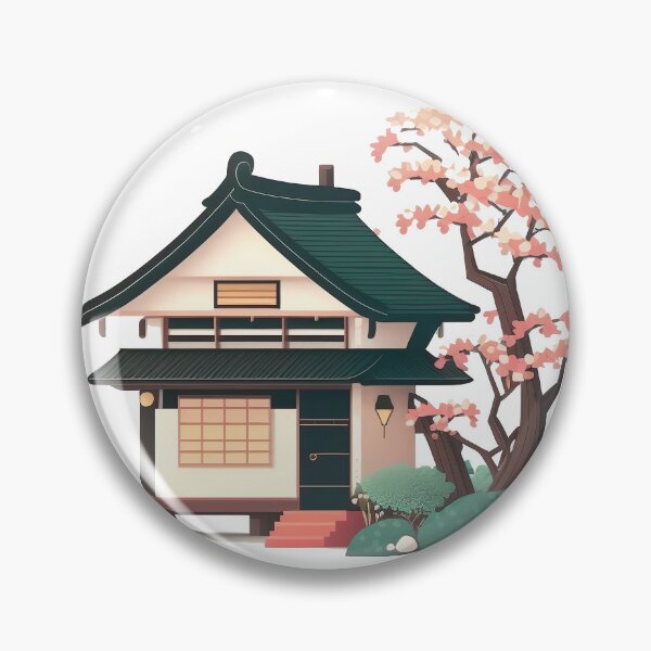 Item preview, Japanese house cute kawaii chibi designed and sold by ChibiInstant.