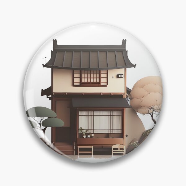 Item preview, Japanese house cute kawaii chibi designed and sold by ChibiInstant.
