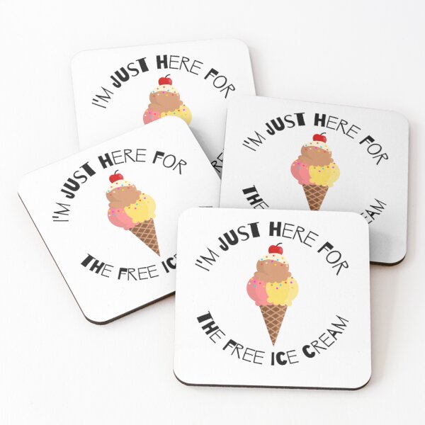 Item preview, I'm just here for the free ice cream designed and sold by TeePassion.