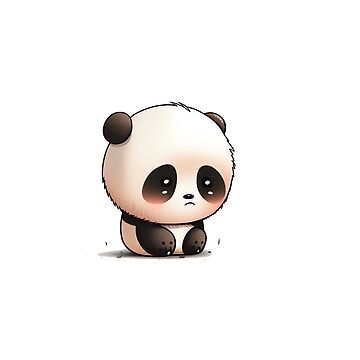 Super cute panda doodles! This chibi panda drawing is so kawaii!