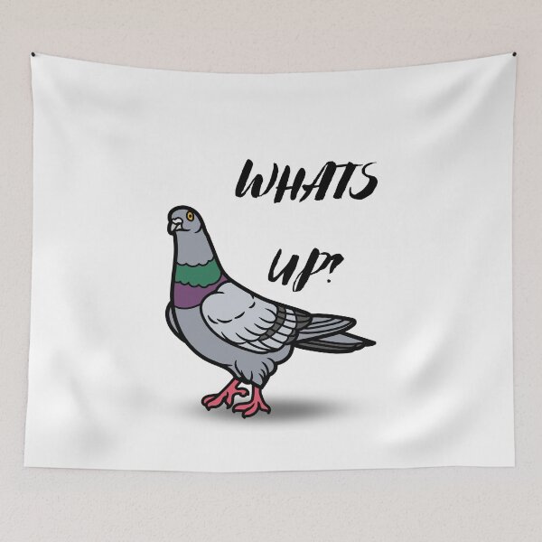 Item preview, Pigeon Whit Attitude designed and sold by DamarisArtDecor.