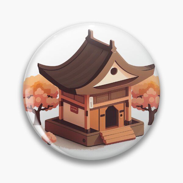 Item preview, cute chibi kawaii japanese house designed and sold by ChibiInstant.