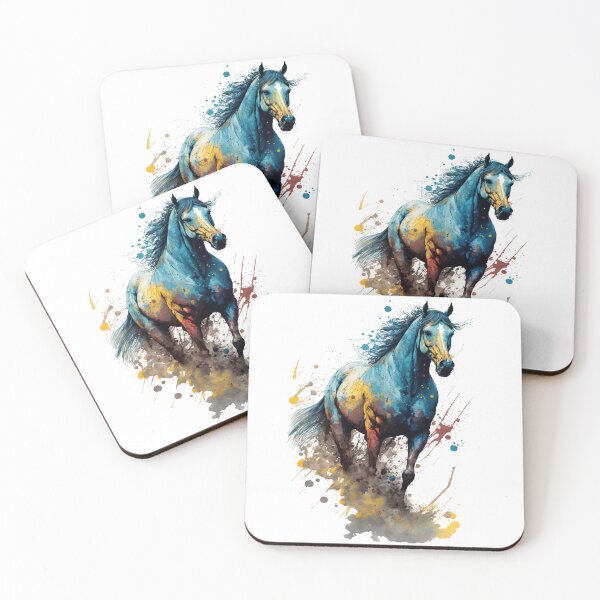 Item preview, Paint splatter horse- pop art designed and sold by Artxplor.