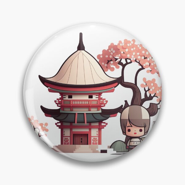 Item preview, cute chibi kawaii japanese house designed and sold by ChibiInstant.