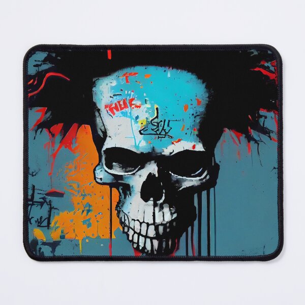 Item preview, Skull Graffiti Abstract Symphony - Neo Expressionism Graffiti Fusion Artwork designed and sold by ZickDezine.
