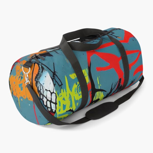 Item preview, Skull Graffiti Abstract Symphony - Neo Expressionism Graffiti Fusion Artwork designed and sold by ZickDezine.