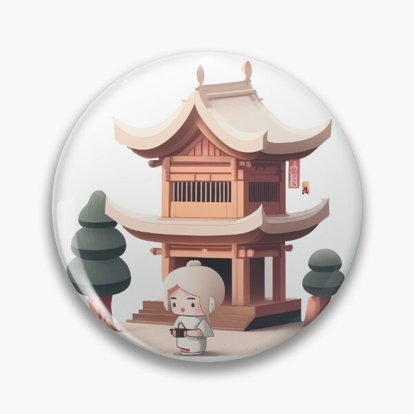 Item preview, cute chibi kawaii japanese house designed and sold by ChibiInstant.