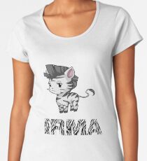 Zebra Irma Women's Premium T-Shirt
