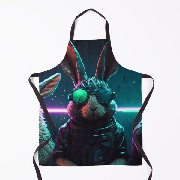Item preview, Three Cyberpunk Cool Rabbits #3 designed and sold by Artistic Pandas.