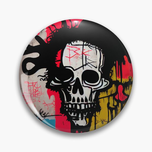 Item preview, Skull Graffiti Abstract Symphony - Neo Expressionism Graffiti Fusion Artwork designed and sold by ZickDezine.