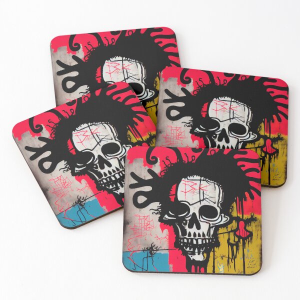 Item preview, Skull Graffiti Abstract Symphony - Neo Expressionism Graffiti Fusion Artwork designed and sold by ZickDezine.
