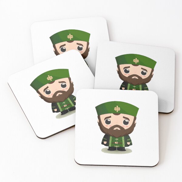 Item preview, Saint-Patrick cute chibi kawaii designed and sold by ChibiInstant.