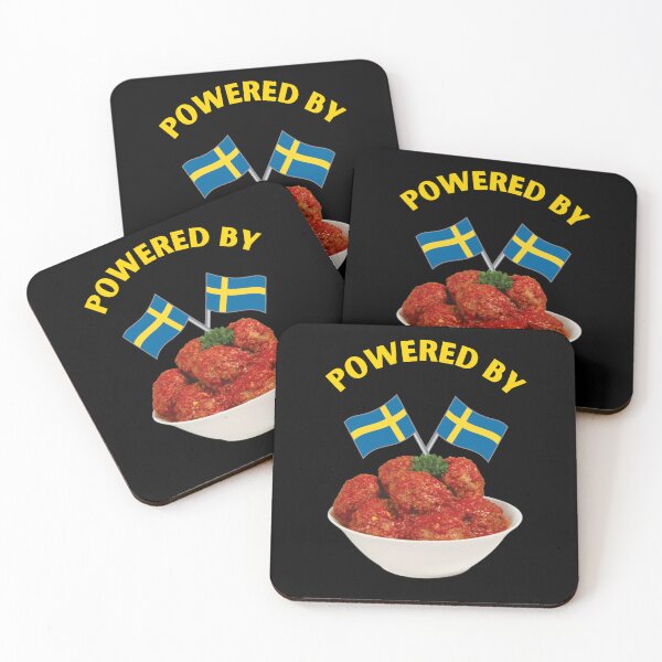 Item preview, Powered by Swedish Meatballs, Swedish food, Sweden, Willow Days designed and sold by avit1.