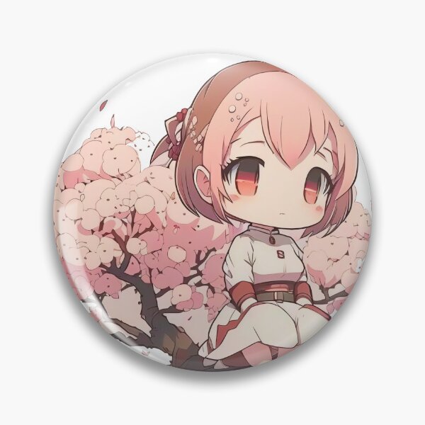 Item preview, Sakura girl cute chibi kawaii designed and sold by ChibiInstant.