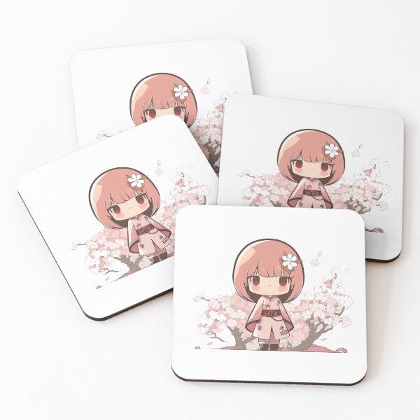 Item preview, Sakura girl cute chibi kawaii designed and sold by ChibiInstant.