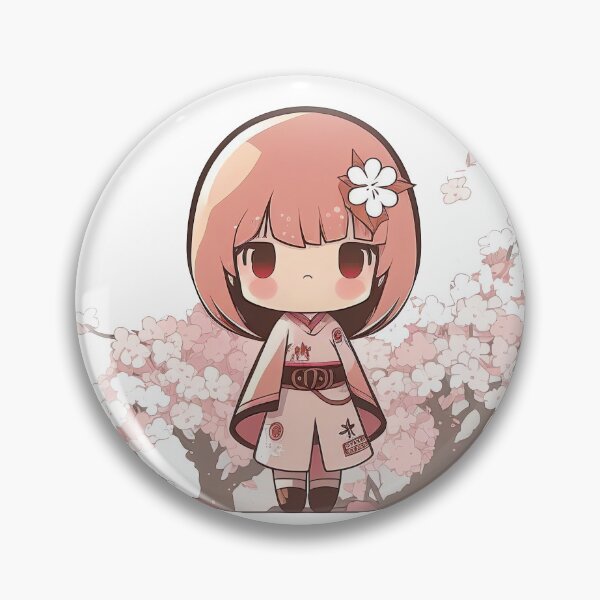 Item preview, Sakura girl cute chibi kawaii designed and sold by ChibiInstant.