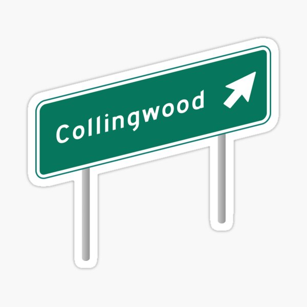 Item preview, Collingwood designed and sold by WordsMaps.