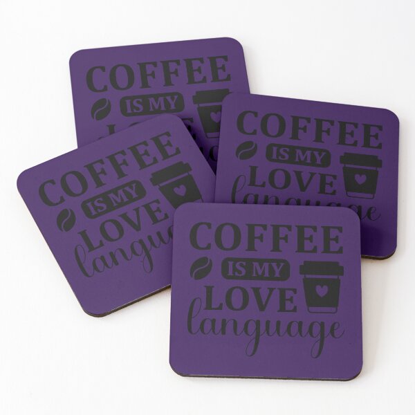 Item preview,  Coffee Is My Love Language, Coffee quote, Coffee Lover designed and sold by DesignHouse07.