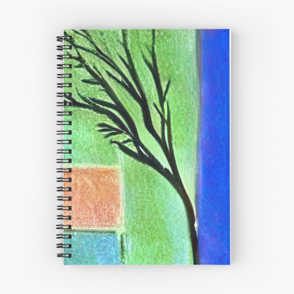 Item preview, Tree Design Painting Pattern Squares With Abstract Geometric Figures, Fine Art designed and sold by SubtleSplit.