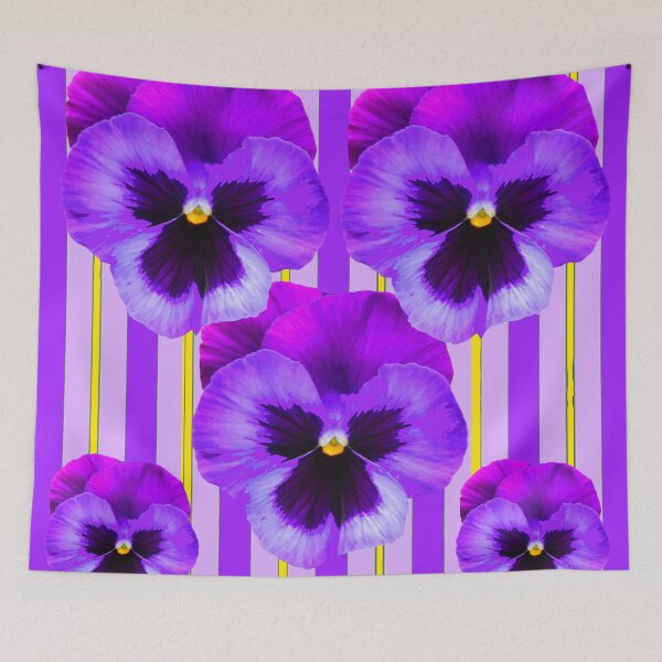 Item preview, LILAC PURPLE PANSY GARDEN SPRING ART designed and sold by sharlesart.