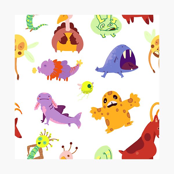 Item preview, Lil dudes (repeating) designed and sold by MattyOakley.