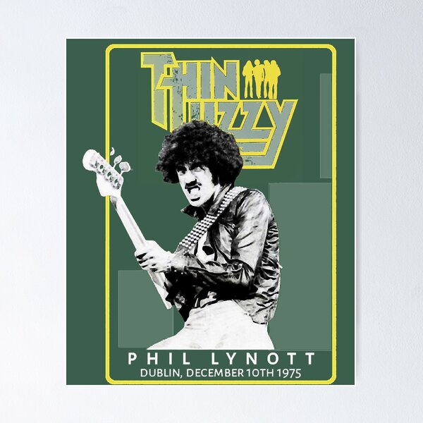 Retro Vintage Phil Lynott Thin Lizzy Gift For Everyone 