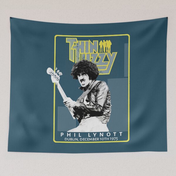 Artikelvorschau, Retro Vintage Phil Lynott Thin Lizzy Geschenk für alle entworfen und verkauft von FinlayBennett.
