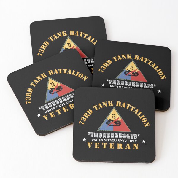 Item preview, Army - 73rd Tank Battalion,Thunderbolts - Veteran X 300 designed and sold by Military Insignia Products.
