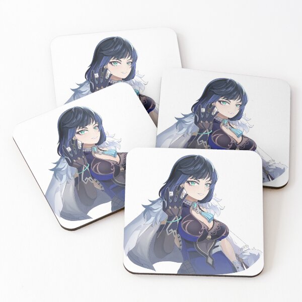 Item preview, Yelan Genshin Impact Halfbody Fanart designed and sold by JewelDrawsMerch.