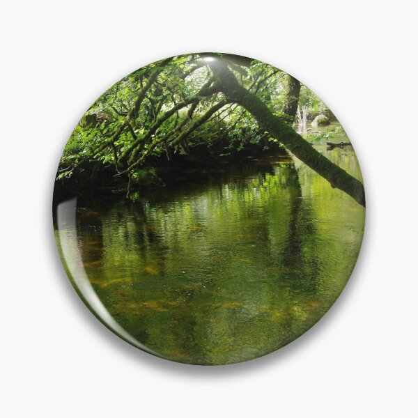 Item preview, Green Reflections On River Fowey, Cornwall UK designed and sold by lezvee.
