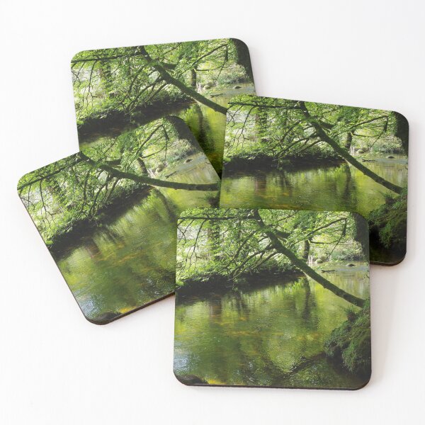 Item preview, Green Reflections On River Fowey, Cornwall UK designed and sold by lezvee.