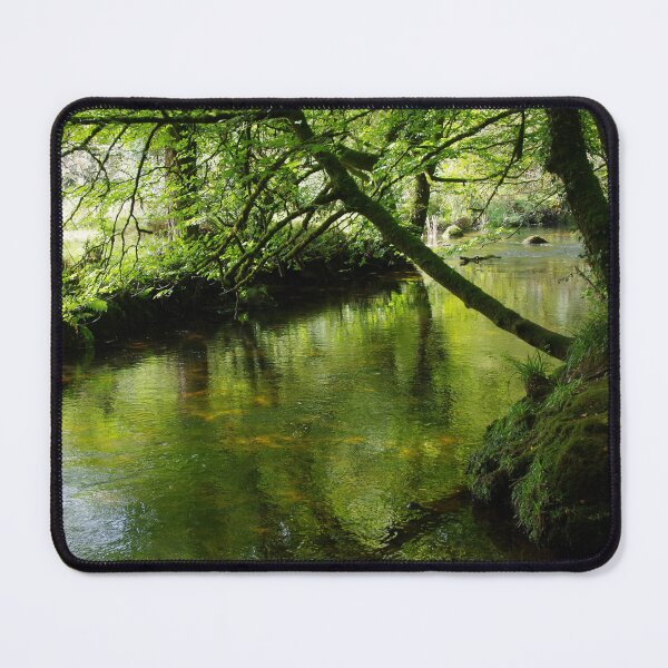 Item preview, Green Reflections On River Fowey, Cornwall UK designed and sold by lezvee.