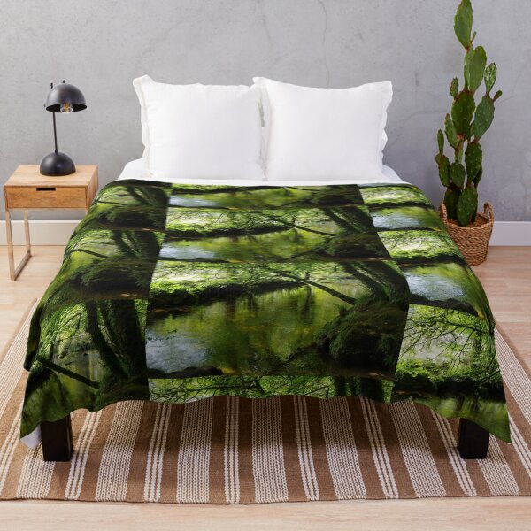Item preview, Green Reflections On River Fowey, Cornwall UK designed and sold by lezvee.
