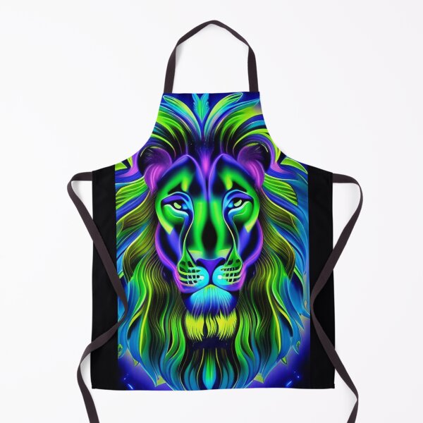 Item preview, Leo Lion Bioluminescence Aesthetic | A.I INK designed and sold by AI-INK.