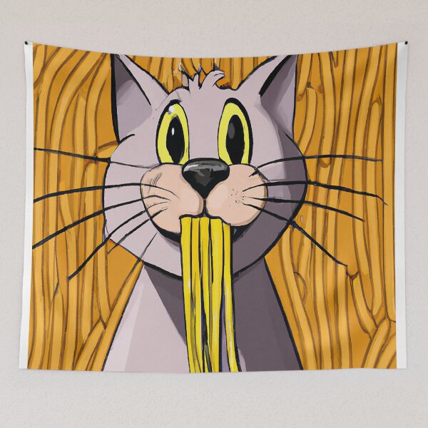 Item preview, Cat Eating Sphagetti designed and sold by BillieWonka.