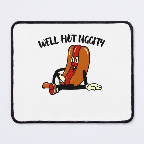 Item preview, Get Your Grill On with Our Hot Diggity Hot Dog Design! designed and sold by SimpliText.