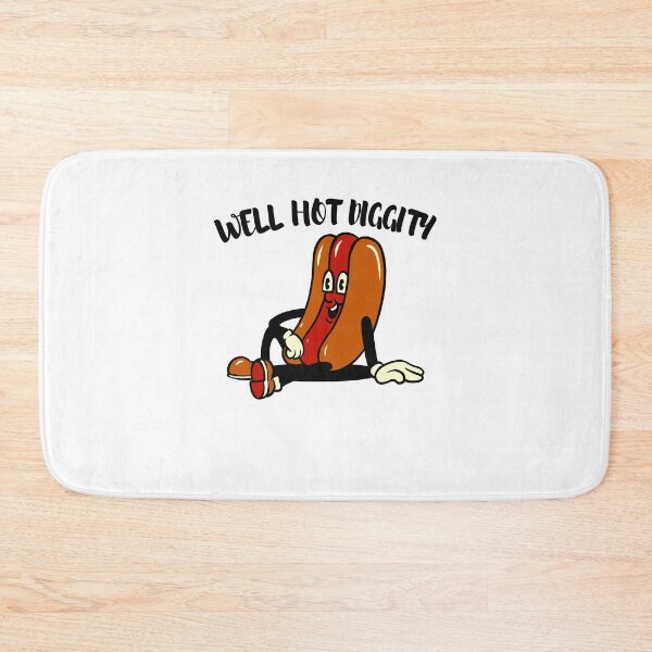 Item preview, Get Your Grill On with Our Hot Diggity Hot Dog Design! designed and sold by SimpliText.