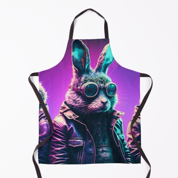 Item preview, Three Cyberpunk Cool Rabbits #7 designed and sold by Artistic Pandas.