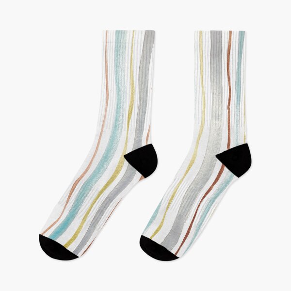 Item preview, Blue, gray, Gold stripe designed and sold by The kitschy Citrus.