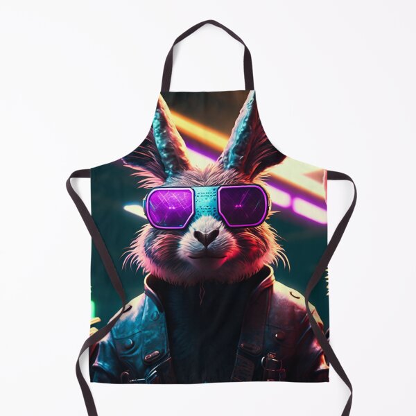 Item preview, Three Cyberpunk Cool Rabbits #12 designed and sold by Artistic Pandas.
