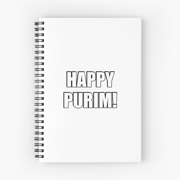 Item preview, HAPPY PURIM Jewish holiday colorful text designed and sold by Inspirationmotivation.