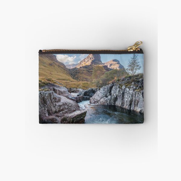 Item preview, Rockpool in the River Coe overlooked by mountains in Glencoe in the Scottish Highlands designed and sold by Chris McIlreavy.