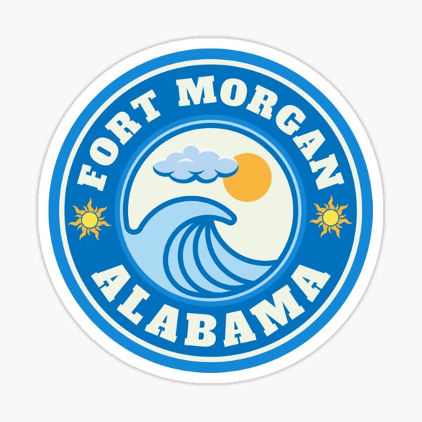 Item preview, Fort Morgan Beach - Alabama Beaches - Summer Destination Vintage Logo designed and sold by Vintage-TM.