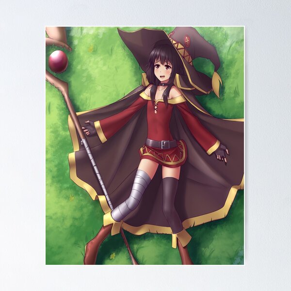 Konosuba Megumin Aqua Darkness Kazuma Sato Photographic Print for