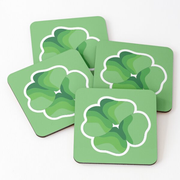 Item preview, Green Four Leaf Clover designed and sold by withasmiledsgn.